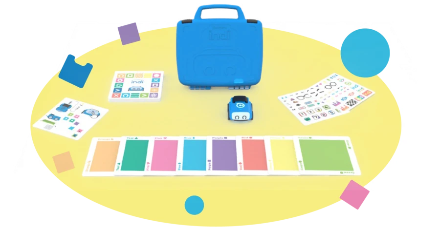 Screenless Coding & Learning Robot for Kids, indi Robot Car